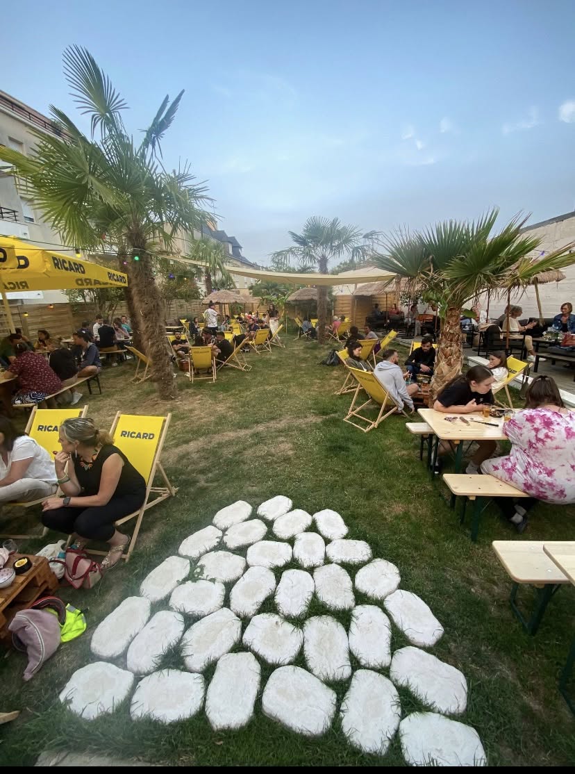 Terrasse et jardin de La Kermesse